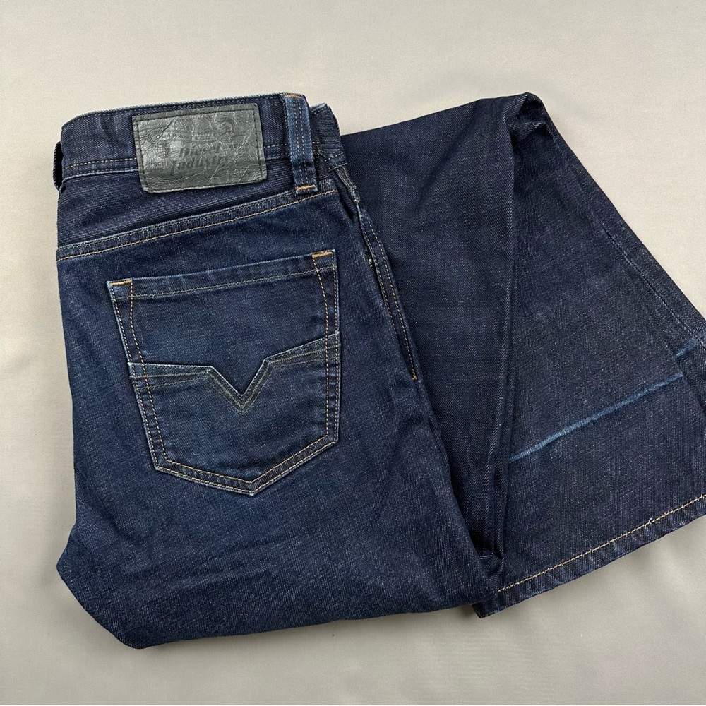 Diesel Men's Turbo Dark Blue Straight Jeans